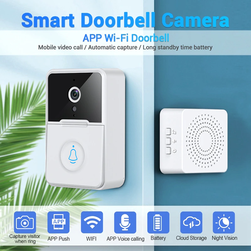 Wireless Smart Wi-Fi Video Doorbell