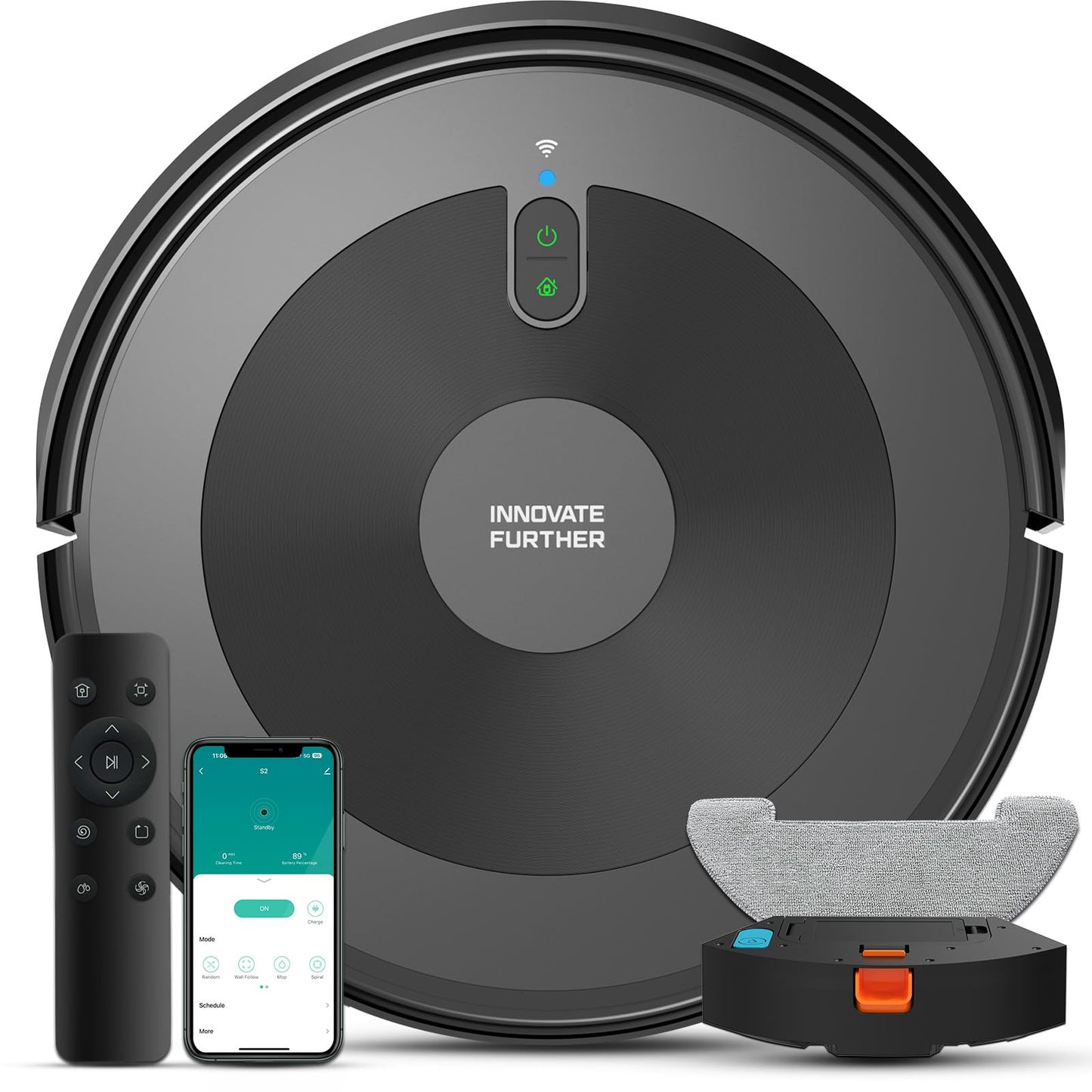 Smart Robot Vacuum Mop Combo