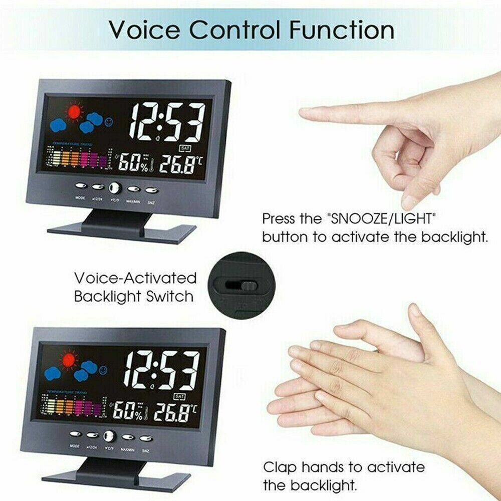 Multifunction Digital Alarm Clock