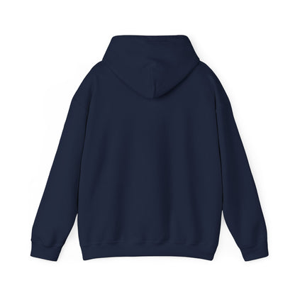 Navy hoodie, plain back