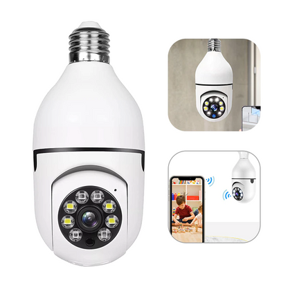 360° 1080P E27 Wi-Fi Bulb Camera
