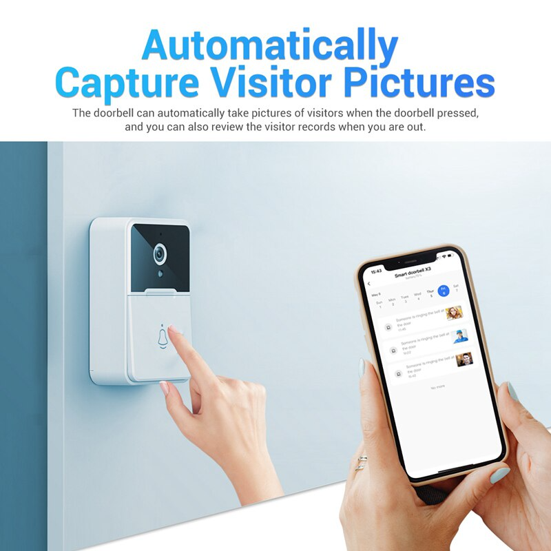 Wireless Smart Wi-Fi Video Doorbell