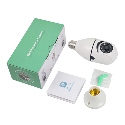 360° 1080P E27 Wi-Fi Bulb Camera