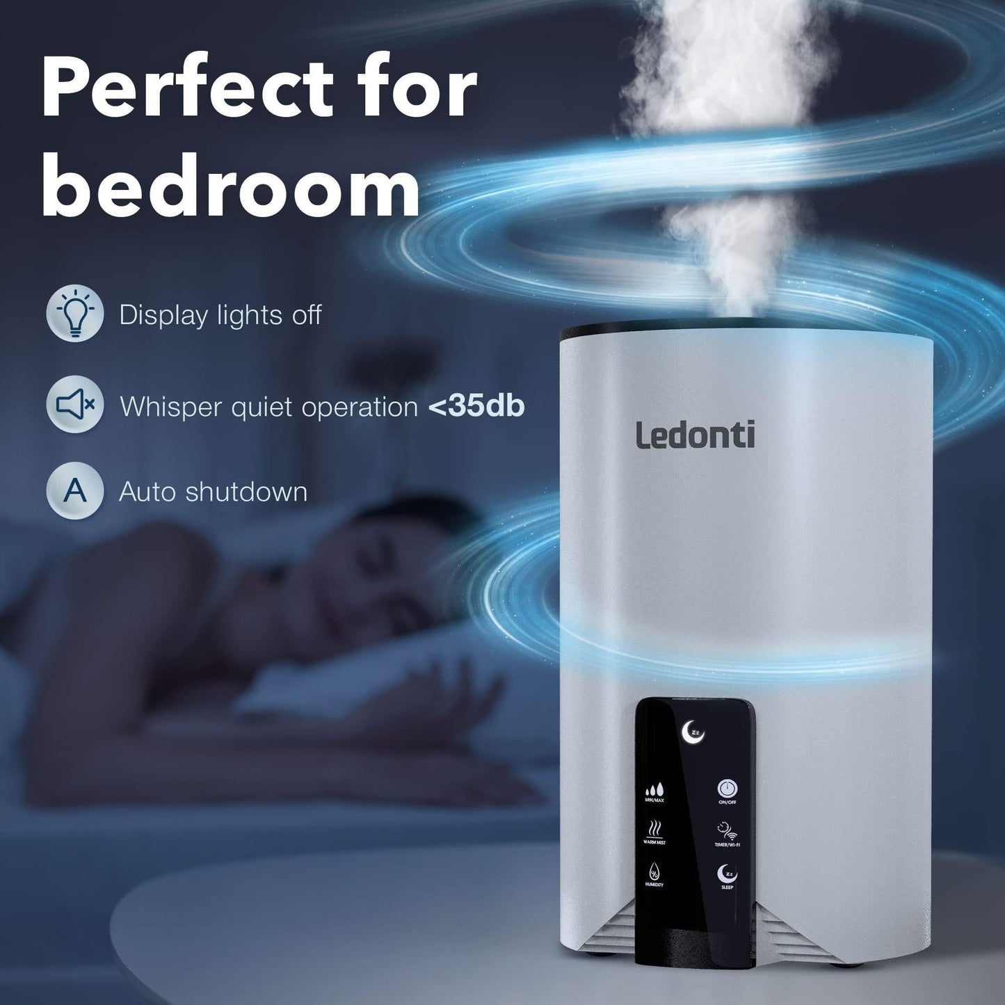 4L Wi-Fi Cool Warm Mist Humidifier