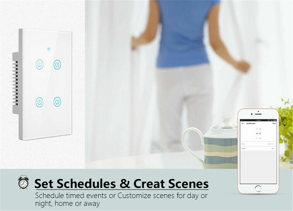 Wi-Fi Smart Touch Wall Switch