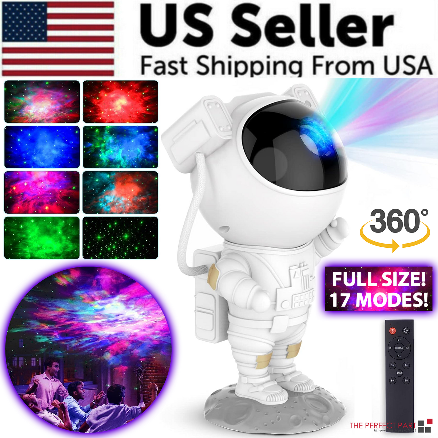 Astronaut Galaxy Projector