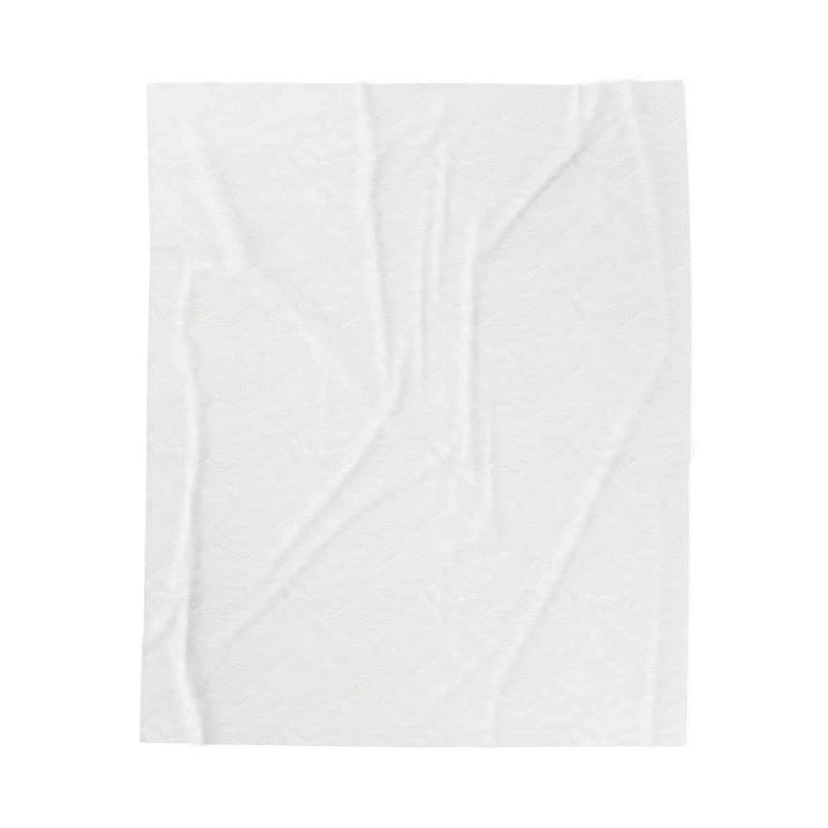 Plain white back of the throw