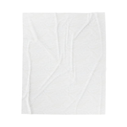 Plain white back of the throw