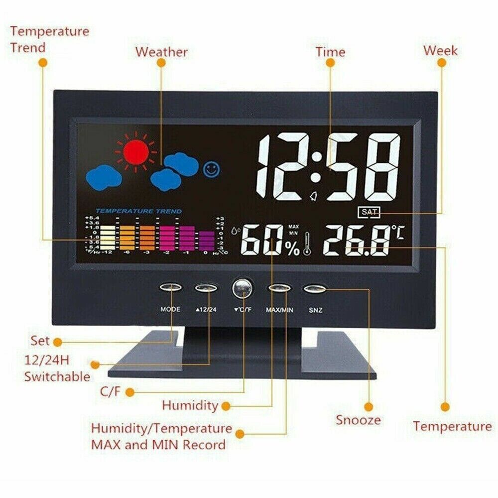 Multifunction Digital Alarm Clock