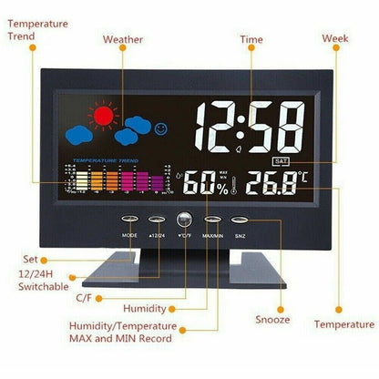 Multifunction Digital Alarm Clock