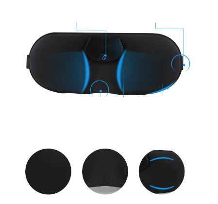 Cove Smart Decompression Sleep Mask — Ergonomic Total-Blackout Eye Shield