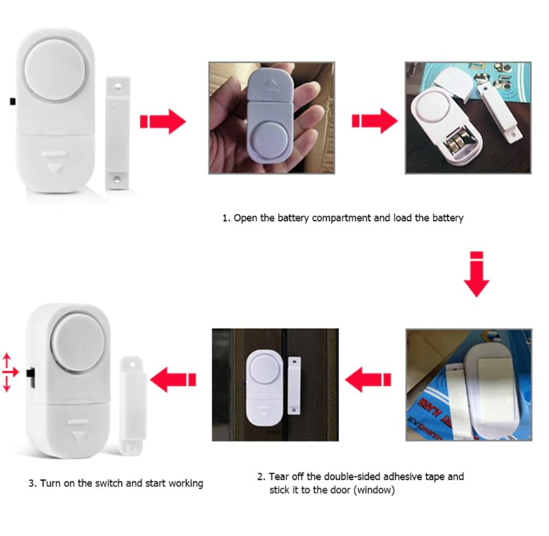 Six-Piece Wireless Magnetic Door