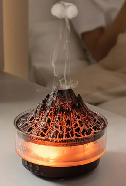 Cove Volcanic Mist Diffuser — Glacier Lava Ambient Flame Vaporizer