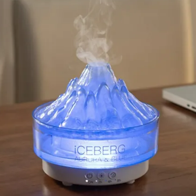 Cove Volcanic Mist Diffuser — Glacier Lava Ambient Flame Vaporizer