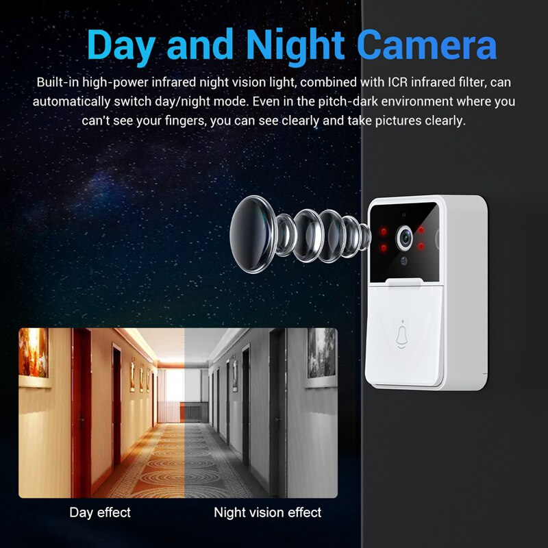 Wireless Smart Wi-Fi Video Doorbell