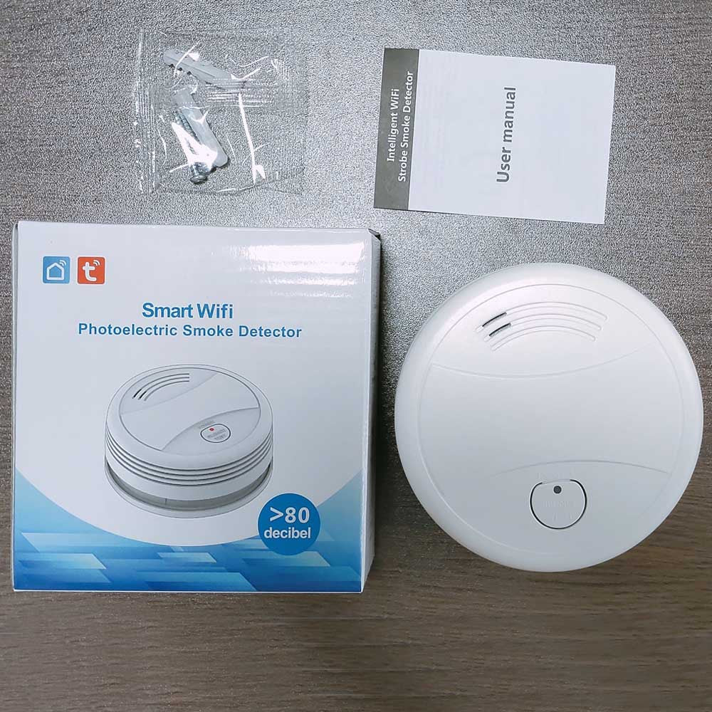 Smart Wi-Fi Smoke Detector Alarm