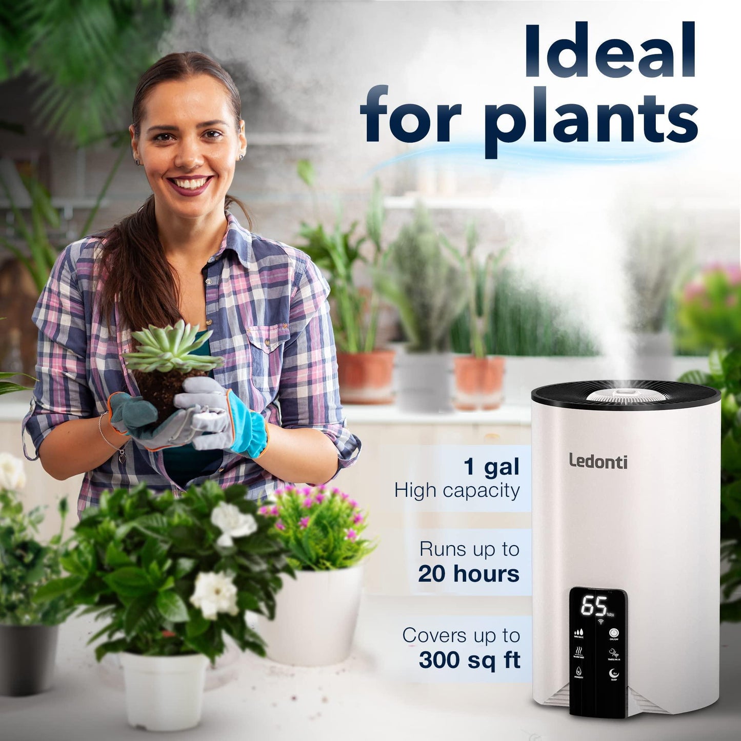 4L Wi-Fi Cool Warm Mist Humidifier