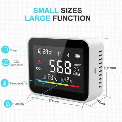 Smart CO2 Air Quality Detector