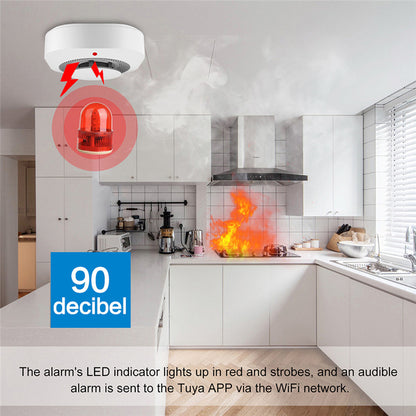 Smart Wi-Fi Smoke Alarm with Mobile Notifications