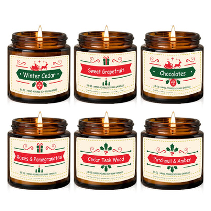 Cove Sanctuary Soy Aromatherapy Votive Set — 6-Piece Botanical Collection