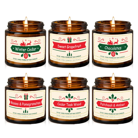 Cove Sanctuary Soy Aromatherapy Votive Set — 6-Piece Botanical Collection