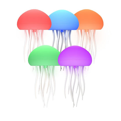 Portable Voice-Controlled LED Jellyfish Night Light