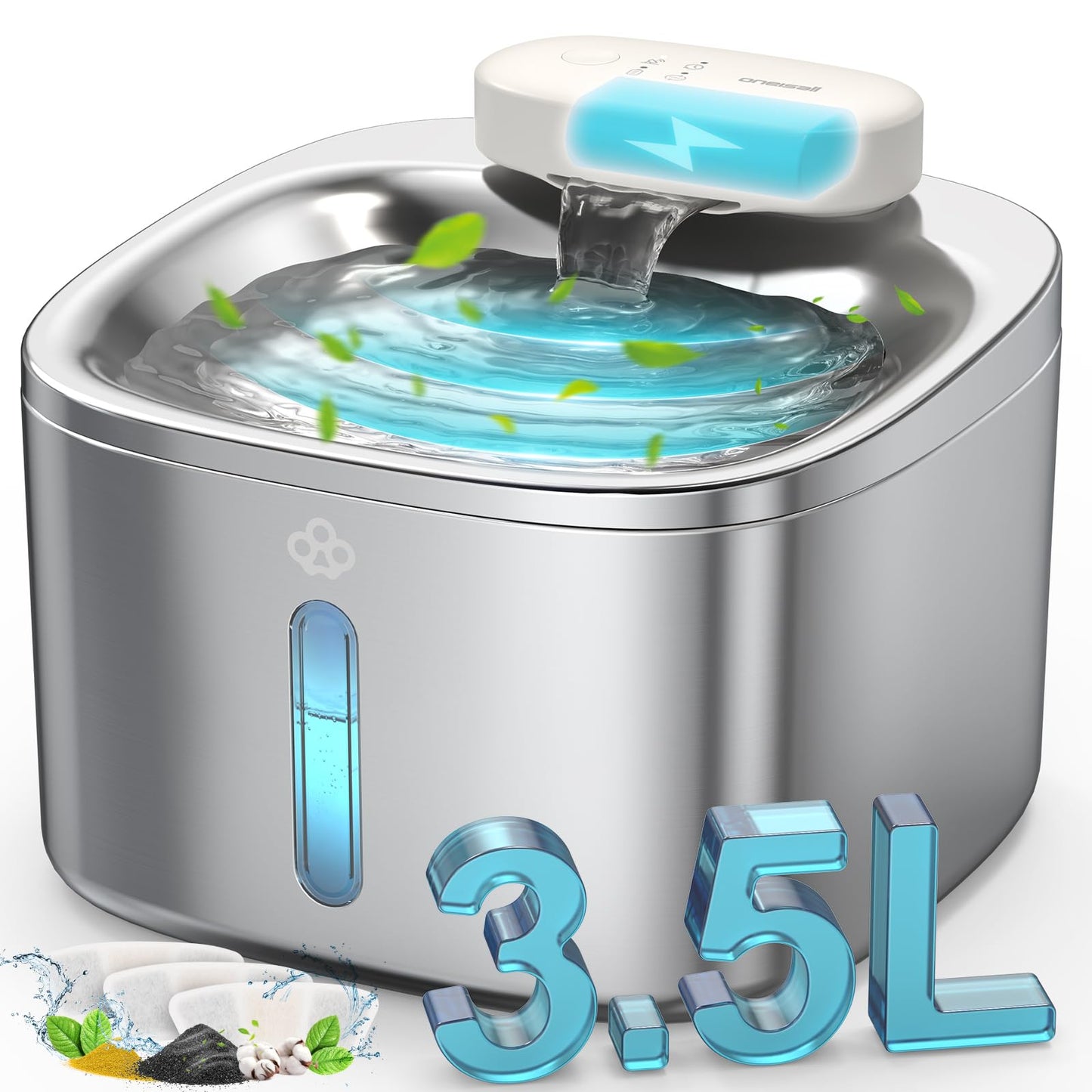 3.5L Stainless Steel Water Fountain
