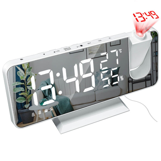 LED Projection Digital Alarm Clock