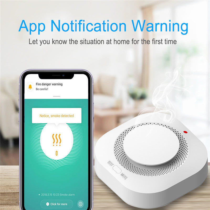 Smart Wi-Fi Smoke Alarm with Mobile Notifications